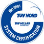 TUV Hellas ISO9001 logo